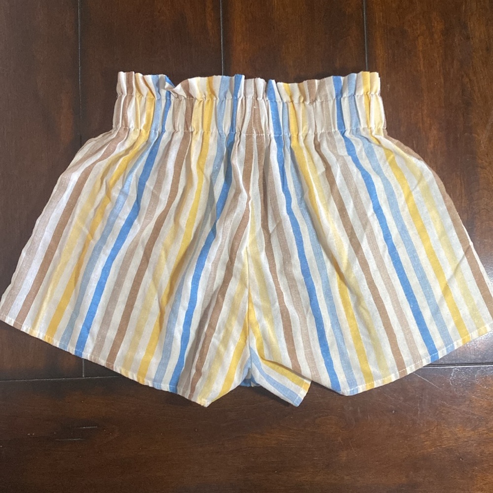Shein Shorts Linen Size M High Waist - Picture 4 of 7